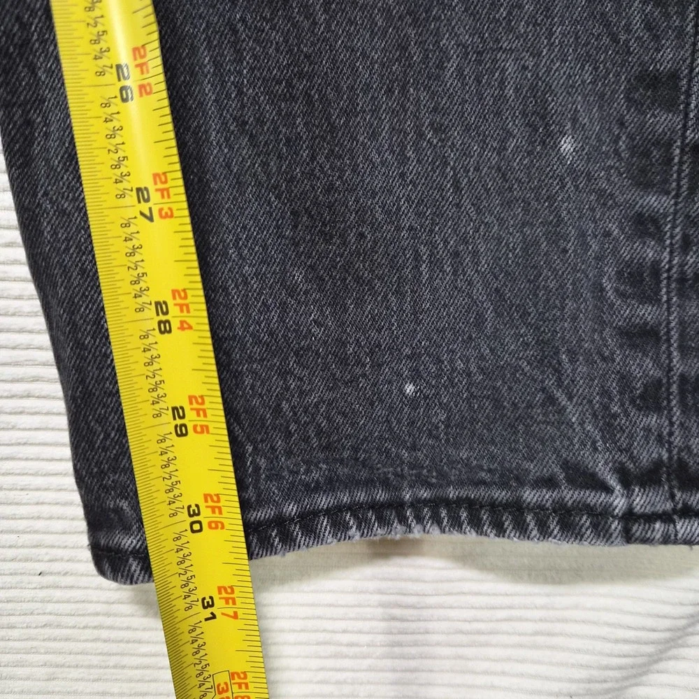 Levi Strauss 501 38x34 Distressed‎ Mens Jeans Black/gray Wash